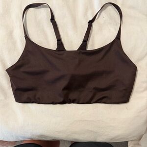NWOT Aerie OFFLINE By Aerie Goals Gloss Strappy Sports Bra